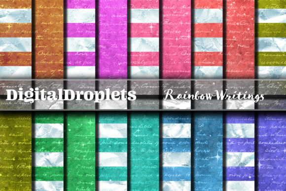 Download Rainbow Writing Stripes - Premium Resources