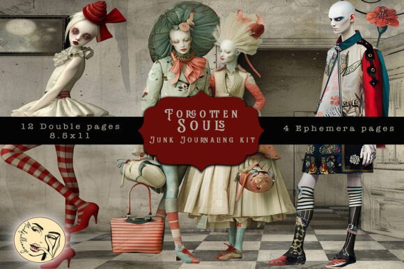 Download Forgotten Souls Junk Journaling Kit - Premium Resources